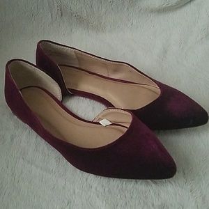 Velvet D'orsay Flats